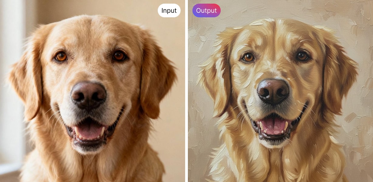 AI transformation that feels hand-painted